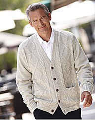Premier Man Aran Button Cardigan