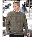 Premier Man Aran Crew Neck Sweater