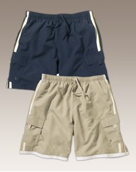 Premier Man Pack of Two Cargo Swimshorts