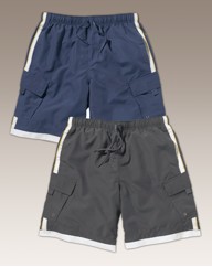 Premier Man Pack of Two Cargo Swimshorts