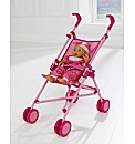 Dolls Uno Stroller with Doll