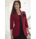 Tailored Jacket with Corsage