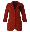 Tailored Jacket with Corsage
