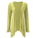 Long Sleeve Jersey Waterfall Cardigan