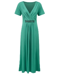 Jewel Front Dress Length 48in