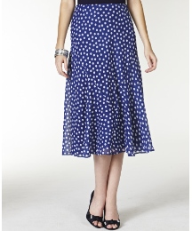 Polka Dot Skirt Length 29in