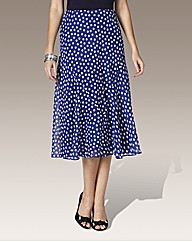Polka Dot Skirt Length 29in