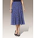 Polka Dot Skirt Length 29in
