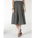 Comfort Waistband Linen Skirt 27in