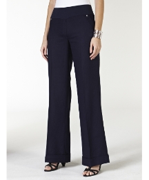 Comfort Waistband Linen Trouser 27in