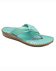 Sole Diva Soft Toe-Post Sandals EEE Fit