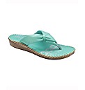 Sole Diva Soft Toe-Post Sandals EEE Fit