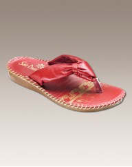 Sole Diva Soft Toe-Post Sandals EEE Fit