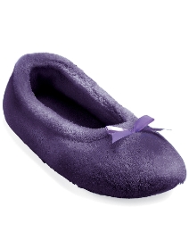 Pack 2 Pairs Slippers Terry Ballerinas