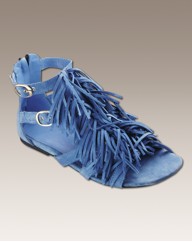 Viva La Diva Fringe Sandals E Fit