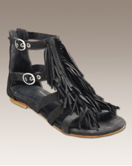 Viva La Diva Fringe Sandals EEE Fit