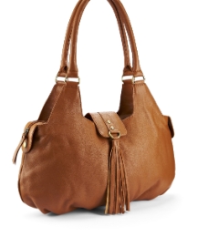 Leather Tassle Shoulder Bag