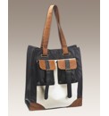 Colour Block Shopper Bag
