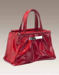 Patent Bow Detail Bag