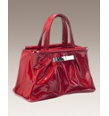 Patent Bow Detail Bag