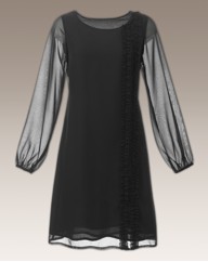 Frill Trim Tunic Dress