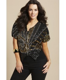 Frock & Frill Zip Sequin Jacket