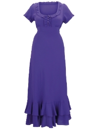 Jeffrey & Paula Frill Hem Maxi Dress
