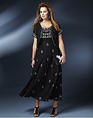 Long Beaded Maxi Dress