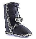 Viva La Diva Pom Pom Bootee Slippers