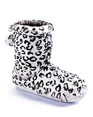 Leopard Print Bootie Slippers