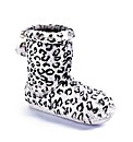 Leopard Print Bootie Slippers
