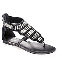 Isabella Cole Beaded Sandals E Fit