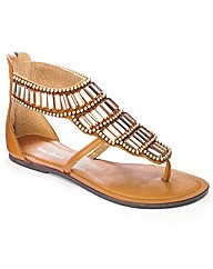 Isabella Cole Beaded Sandals E Fit