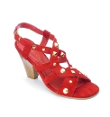 Isabella Cole Stud Suede Sandals EEE Fit