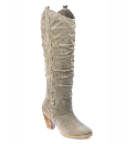 Viva La Diva Stud High Leg Boots E Fit
