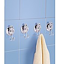Suction Hooks Pack of 4