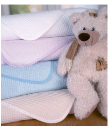 Clair de Lune Soft Cotton Waffle Blanket