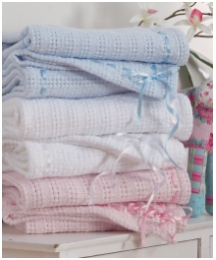 Clair de Lune Ribbon Blanket