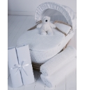 Clair de Lune 5 Pc Moses Basket Gift Set