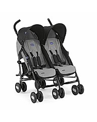 Chicco Echo Twin Stroller in Moonstone