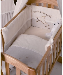 Clair de Lune Hush A Bye Cradle Bedding