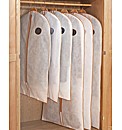 Breathable Storage Clothes Covers Pk 6