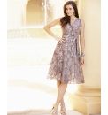 Fully Lined Devore Dress Length 43in