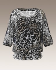 Printed Beaded Tunic