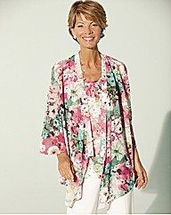 Printed Blouse and Camisole
