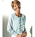 Ruffle Trim Shrug