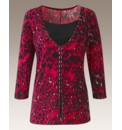 Beaded Mock Top