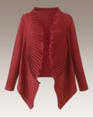 Pintuck Cardigan