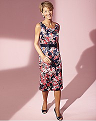Sleeveless Shift Dress Length 41in