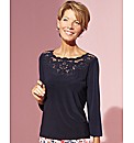 Cutwork Jersey Top